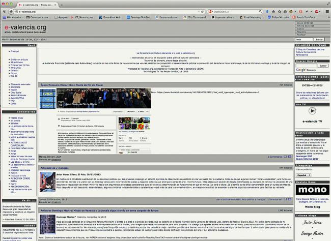 Material belonging to www.e-valencia.org, available at web.archive.org (extract)