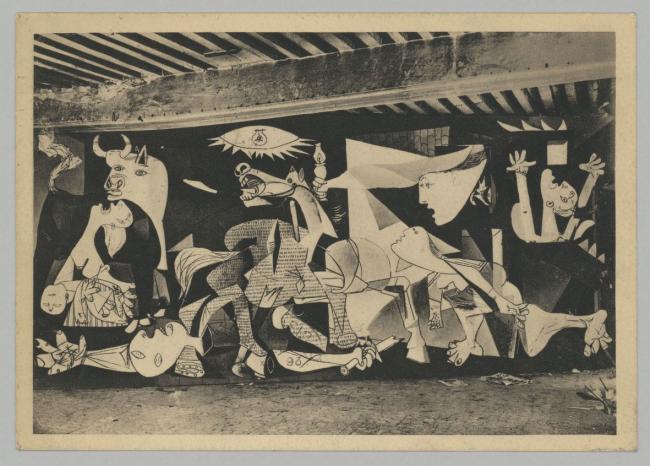 Postal de Paul Éluard para Pablo Picasso