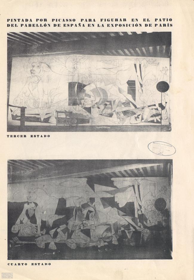 La destrucción de Guernica y Sueño y Mentira de Franco