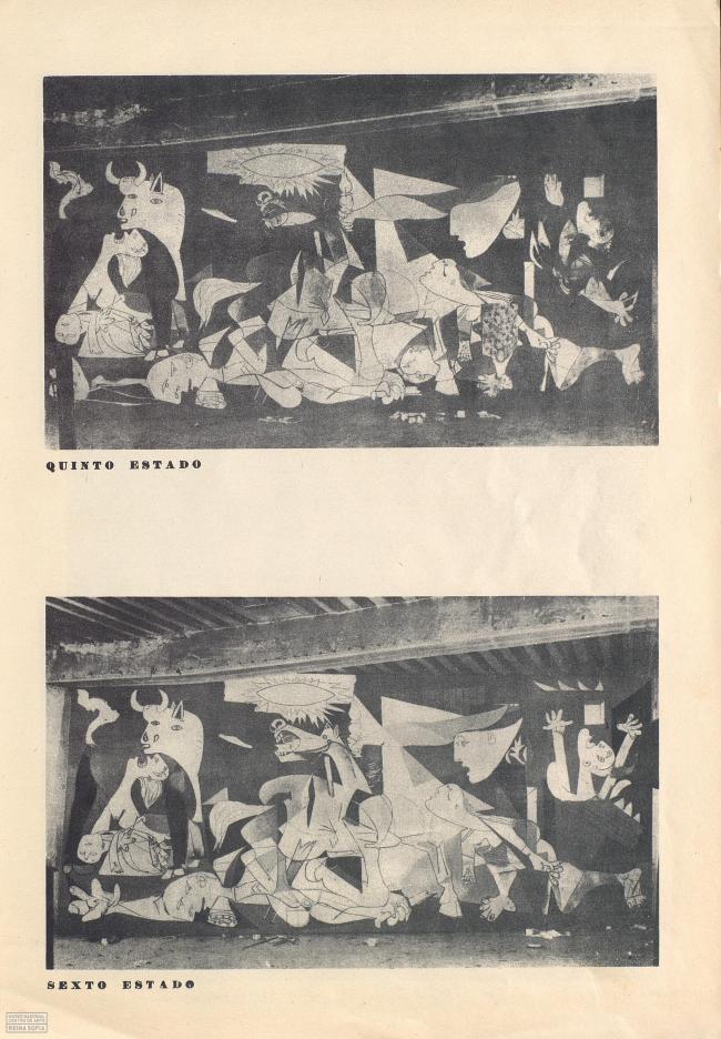 La destrucción de Guernica y Sueño y Mentira de Franco