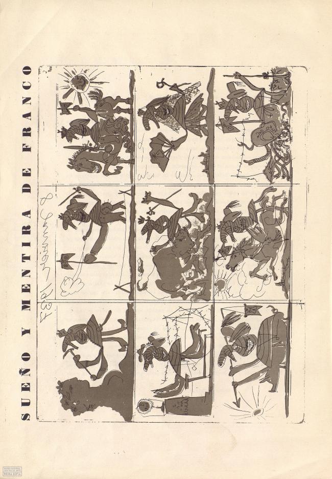 La destrucción de Guernica y Sueño y Mentira de Franco