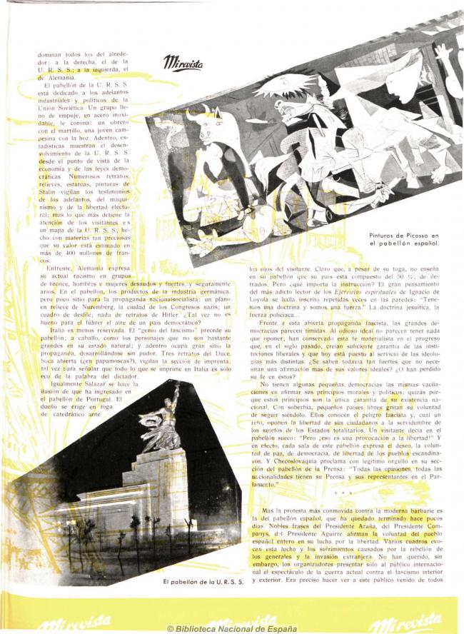 La exposición de París 1937