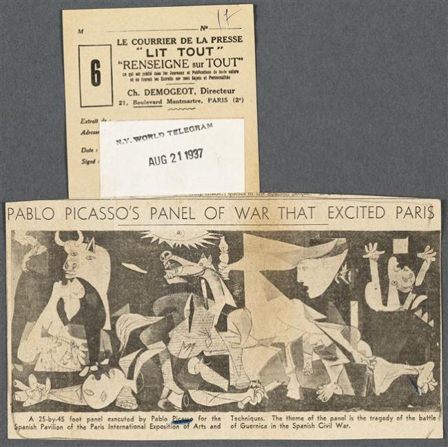 El cuadro de Pablo Picasso sobre la guerra que emocionó a París