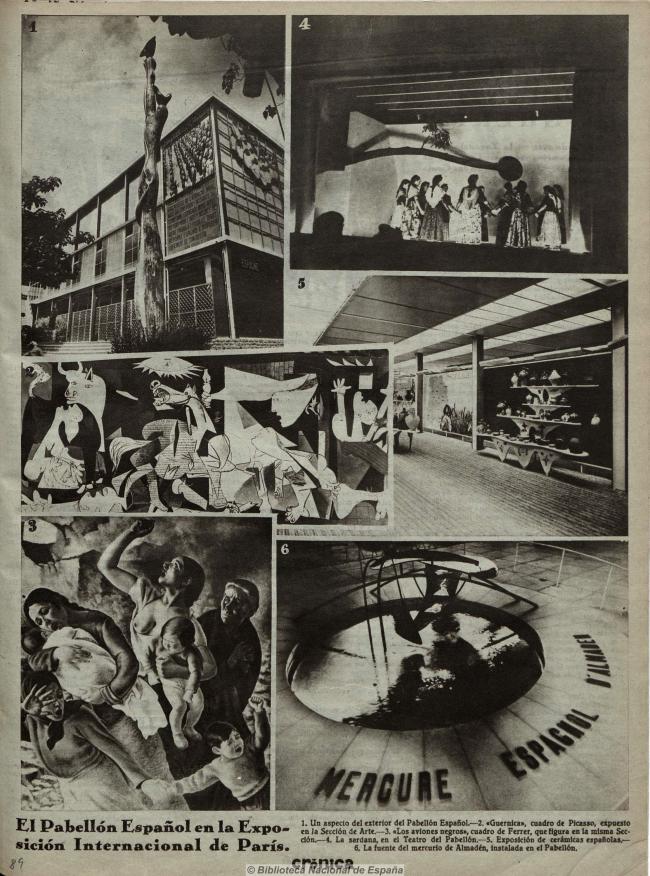 El Pabellón Español en la Exposición Internacional de París