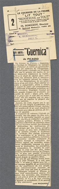 Guernica de Picasso, de Lucie Mazauric