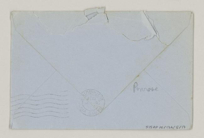 Carta de Roland Penrose a Pablo Picasso del 6 de noviembre de 1938