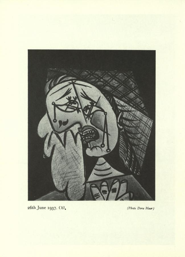 Catálogo de la exposición Picasso's Guernica en las New Burlington Galleries