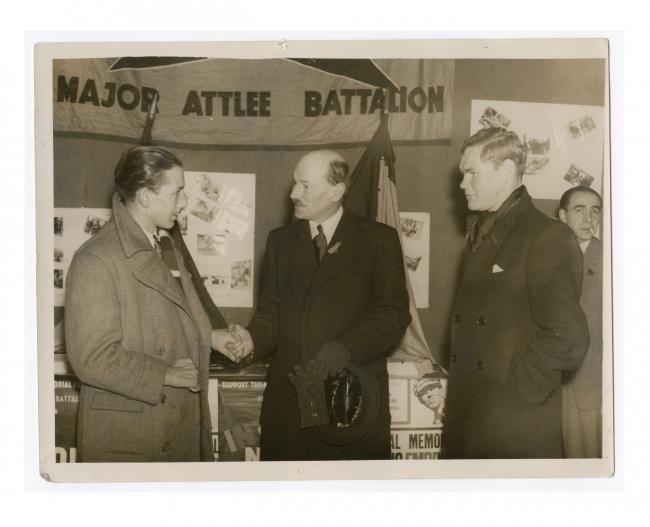 Discurso de Clement Attlee, lider del Partido Laborista, en la inauguración de la exposición Guernica pictures by Picasso de la Whitechapel Art Gallery