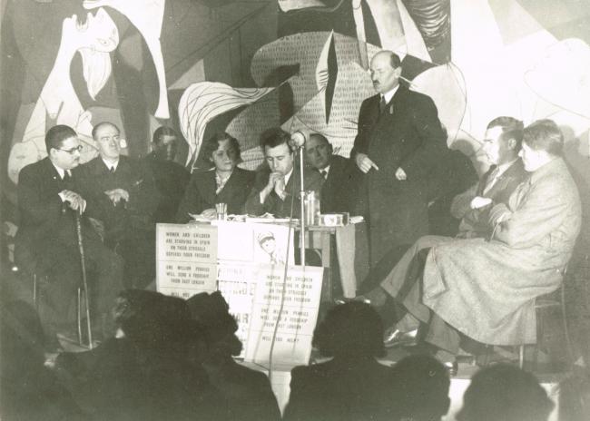 Discurso de Clement Attlee, lider del Partido Laborista, en la inauguración de la exposición Guernica pictures by Picasso de la Whitechapel Art Gallery