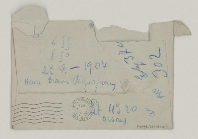 Roland Penrose's letter to Pablo Picasso, dated 21 January 1939