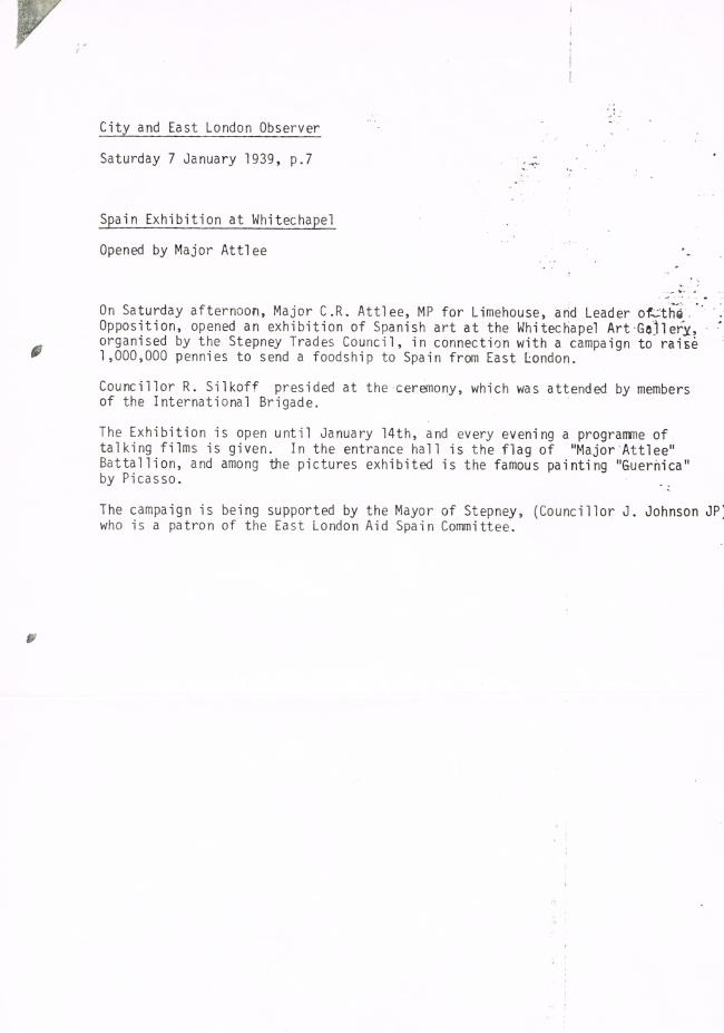 EN East London Advertiser y City And East London Observer