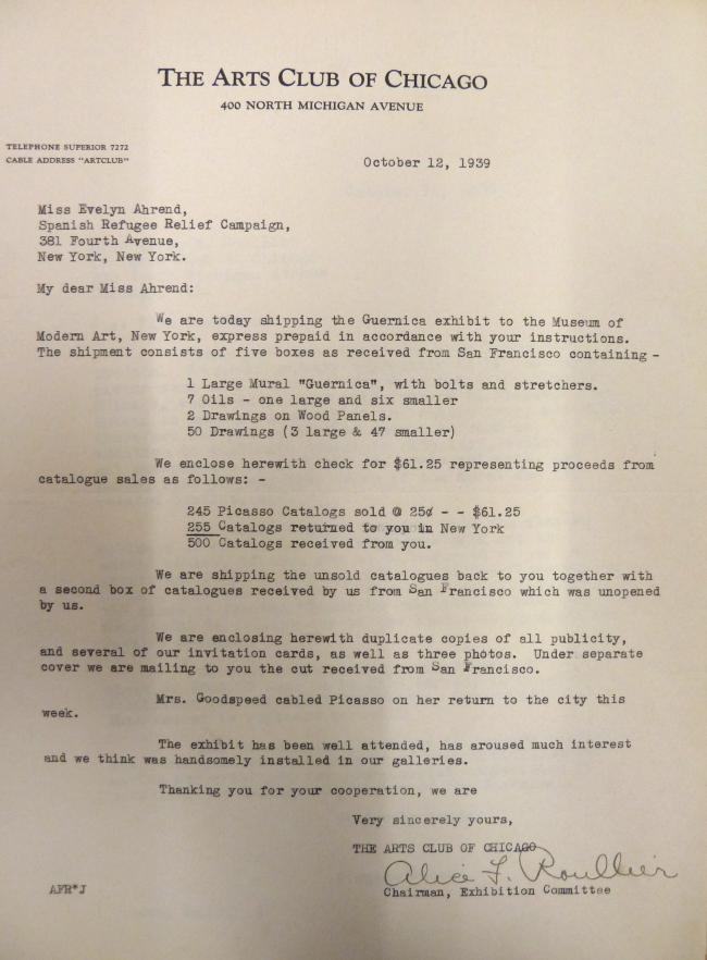 EN Carta de Alice Roullier a Evelyn Ahrend