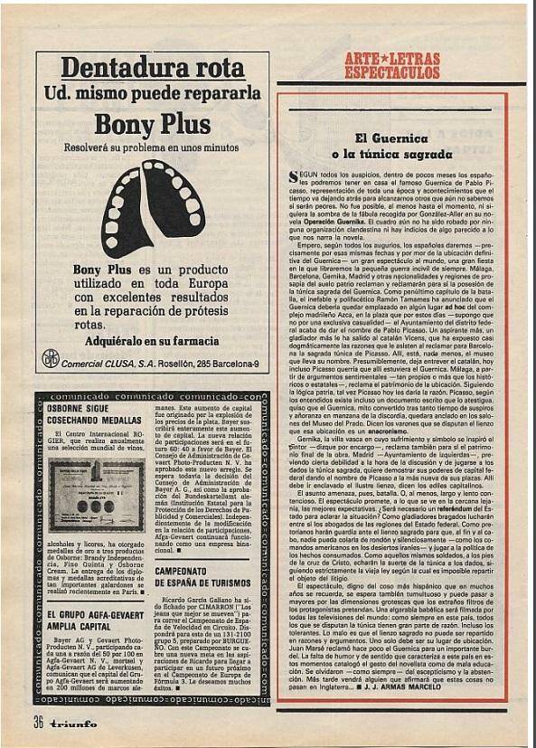 El Guernica o la túnica sagrada