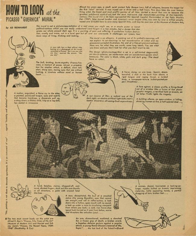 How to look at a mural: Guernica