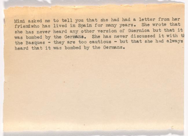 Carta de Mimi Levitt a Alfred H. Barr Jr.