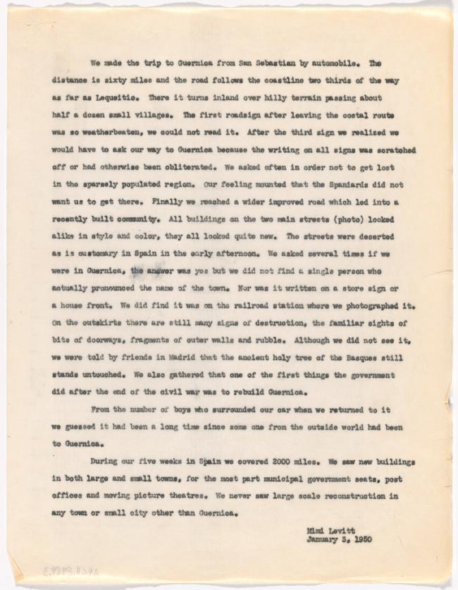 Carta de Alfred H. Barr Jr. a Robert Goldwate