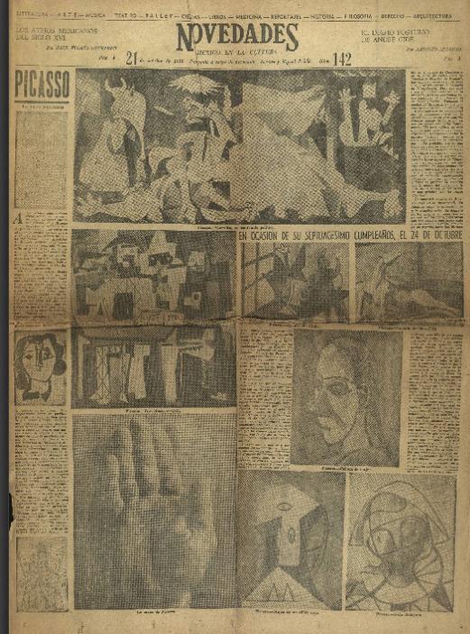 Picasso. En ocasión de su septuagésimo cumpleaños