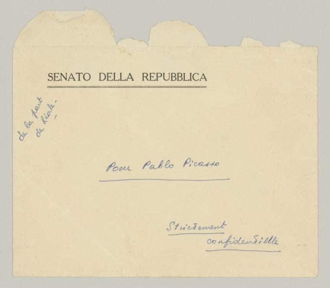 An expense inventory for the Pablo Picasso exhibition at the Palazzo Reale 