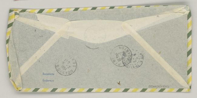 Carta de Francisco Matarazzo Sobrinho a Pablo Picasso del 4 de febrero de 1954