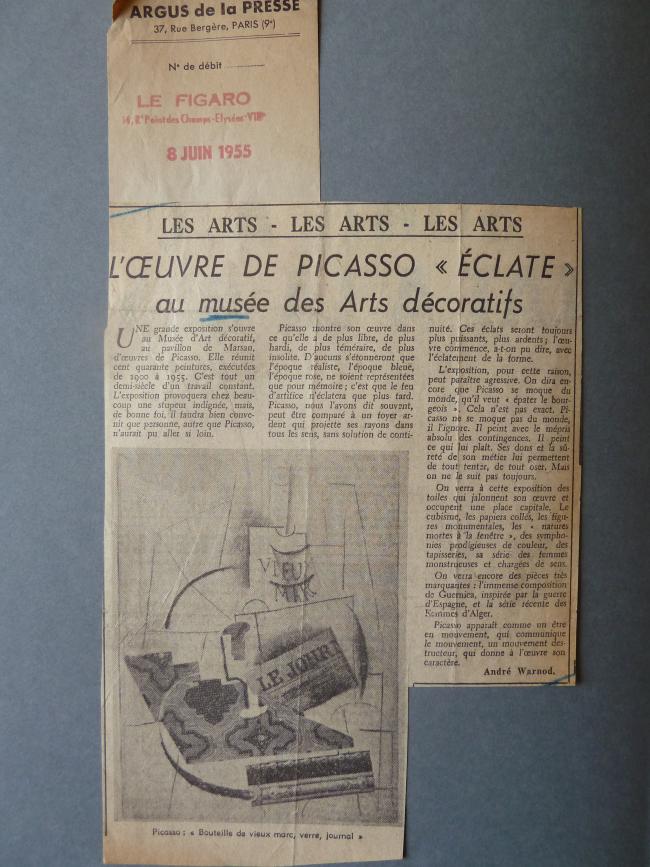 La obra de Picasso explota en el Musée des Arts Décoratifs