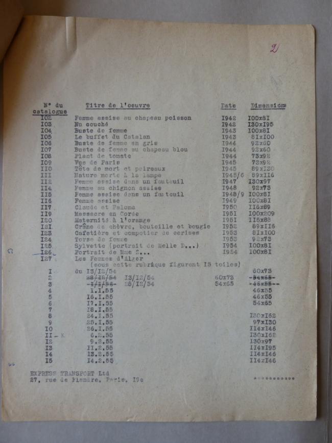 Carta de Jacques Guerin a Express Transport