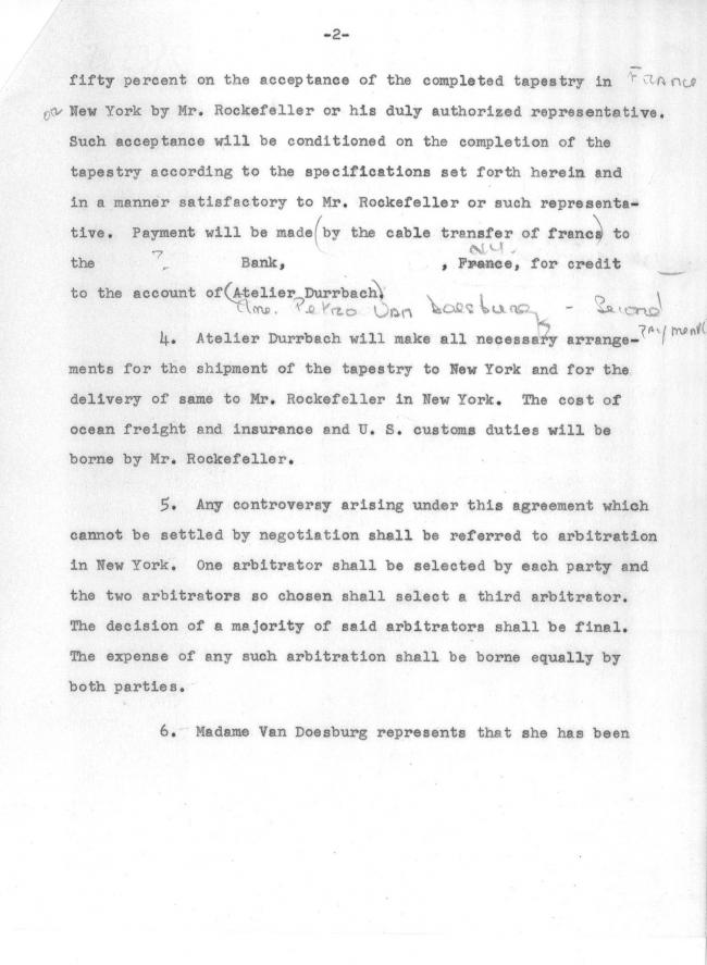 Carta de John French a Louise A. Boyer