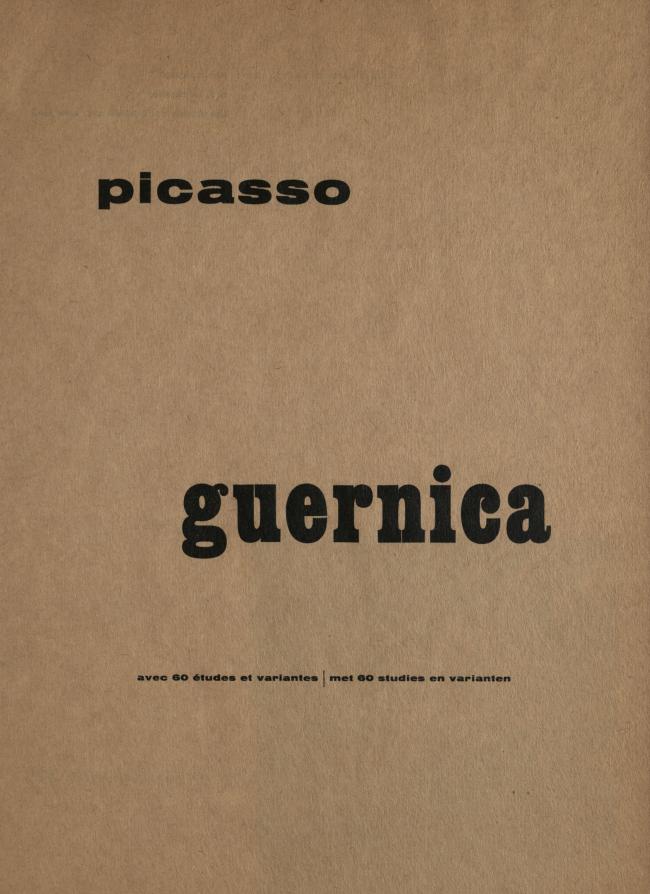 EN Catálogo de la exposición Guernica: avec 60 études et variantes, Ámsterdam y Bruselas