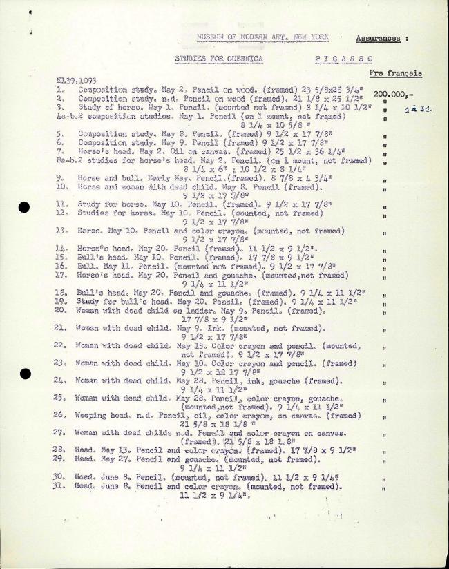 EN Listado de estudios de Guernica y precios de los seguros