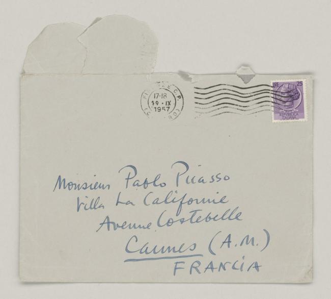 Carta de Henry Clifford a Pablo Picasso