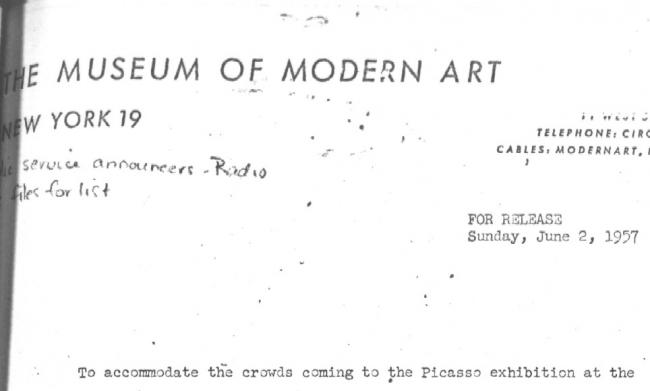 Picasso: 75th anniversary. Récord de asistencia