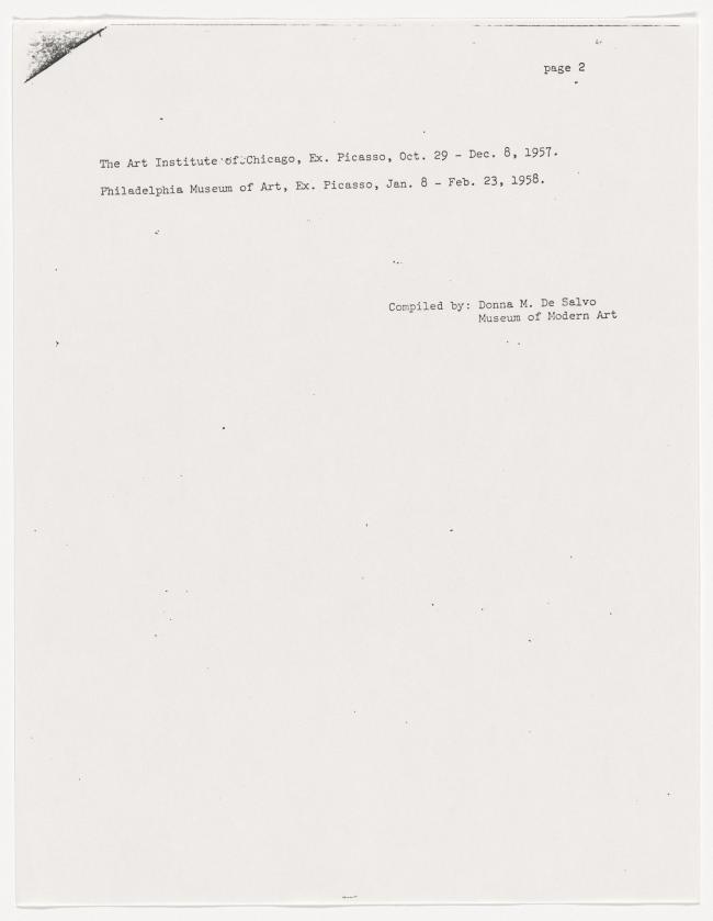 Listado de exposiciones de Guernica desde 1937 hasta 1958