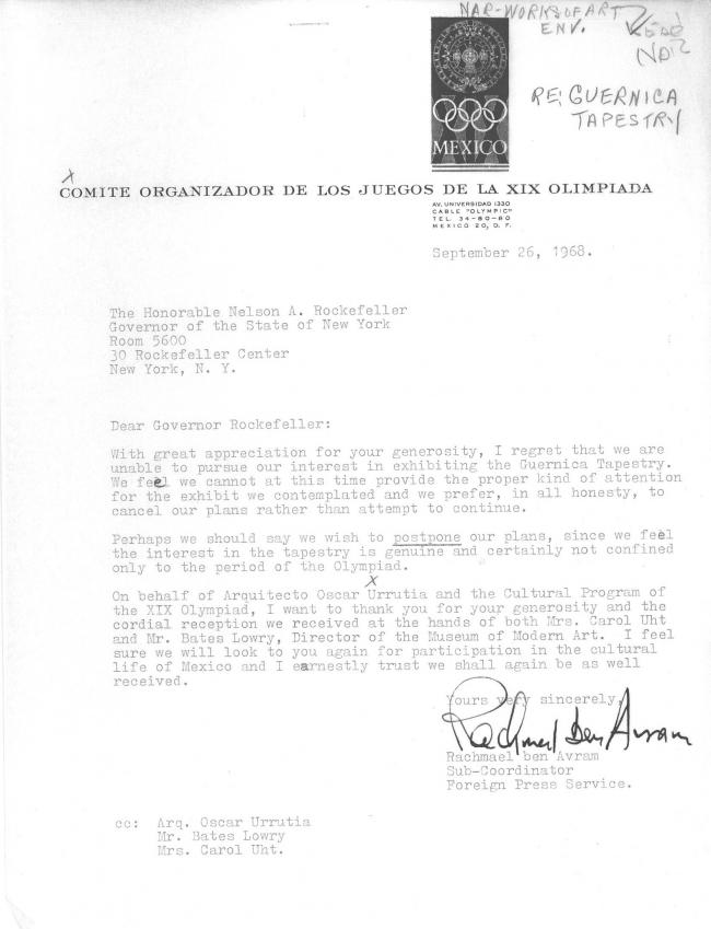 Carta de Rachmael ben Avram a Carol K. Uht