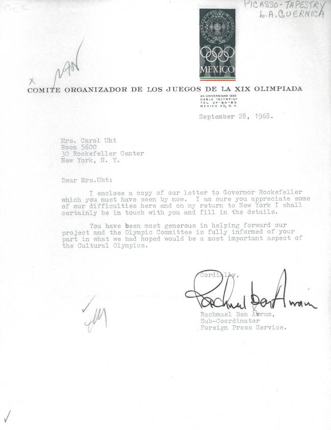 Carta de Rachmael ben Avram a Carol K. Uht