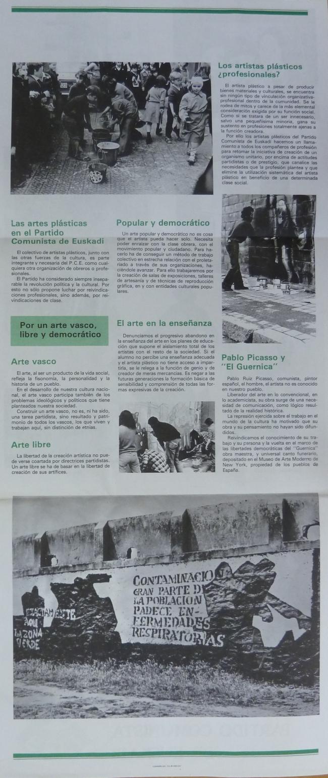 Por un arte vasco libre y democrático