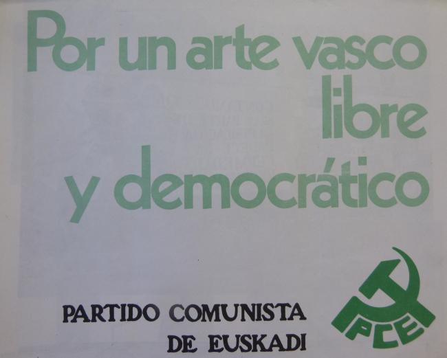 Por un arte vasco libre y democrático