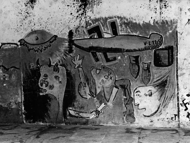 EN Mural en una fachada de Eibar