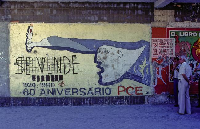 Mural del 60 aniversario del PCE