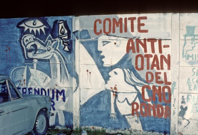 Pintada contra la OTAN