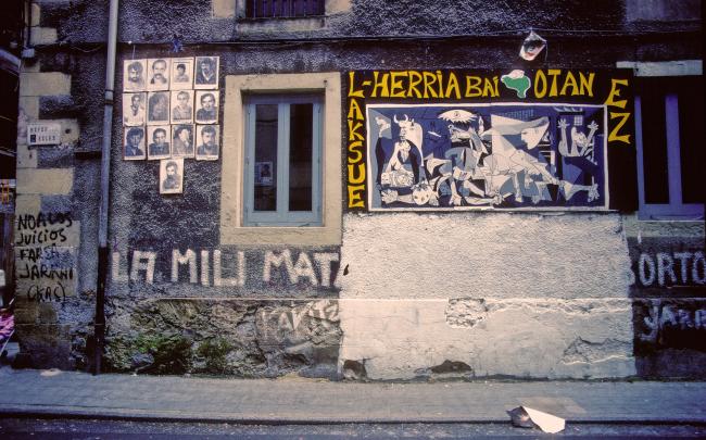 Mural en una calle de Hernani