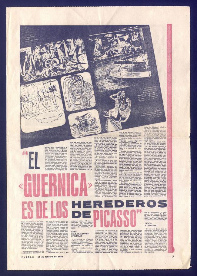 El Guernica es de los herederos de Picasso 