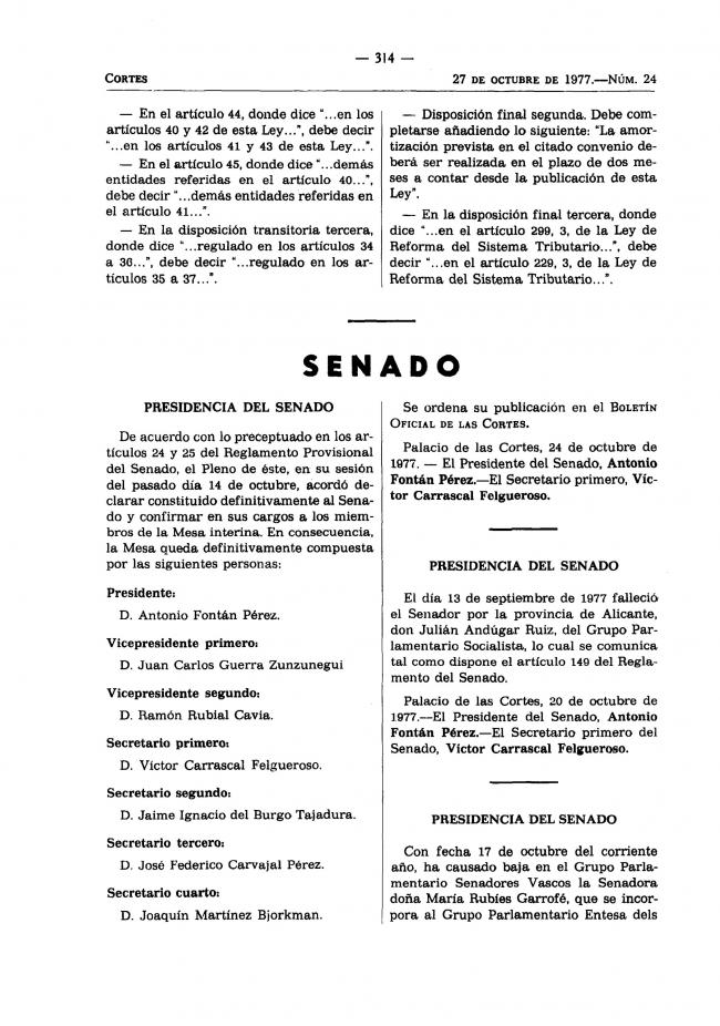 EN Boletín Oficial de las Cortes