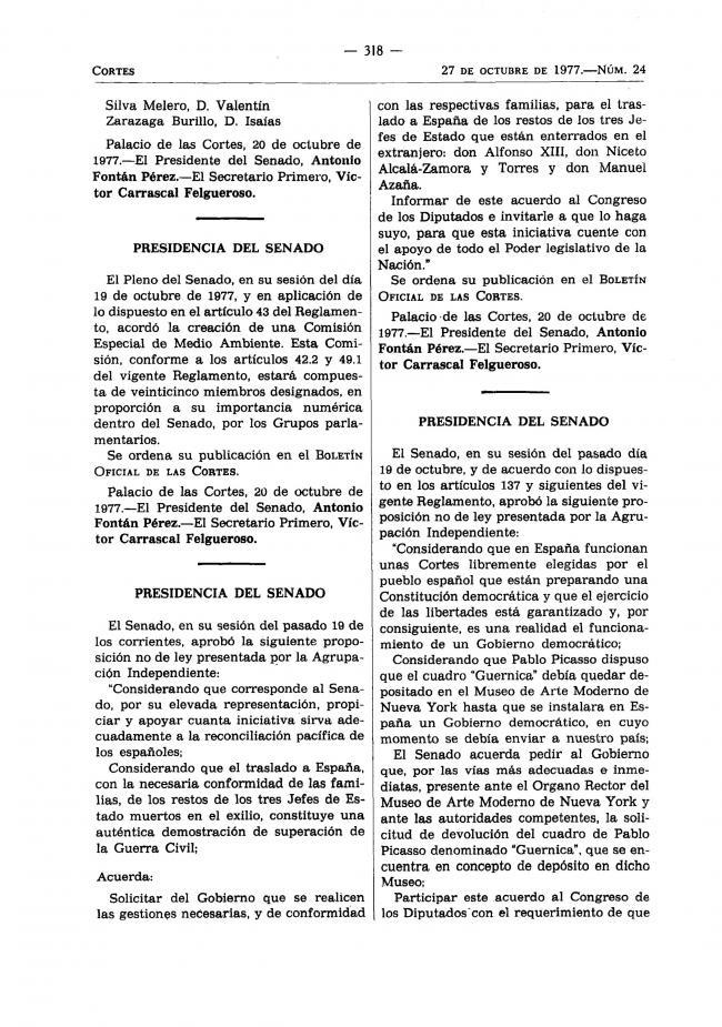 EN Boletín Oficial de las Cortes