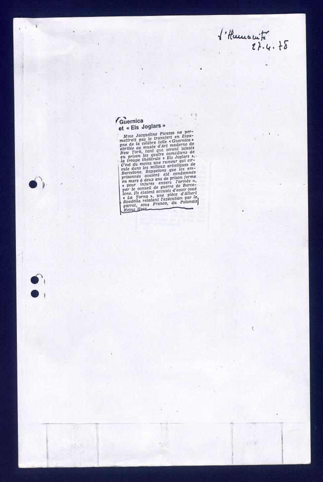 Guernica y Els joglars