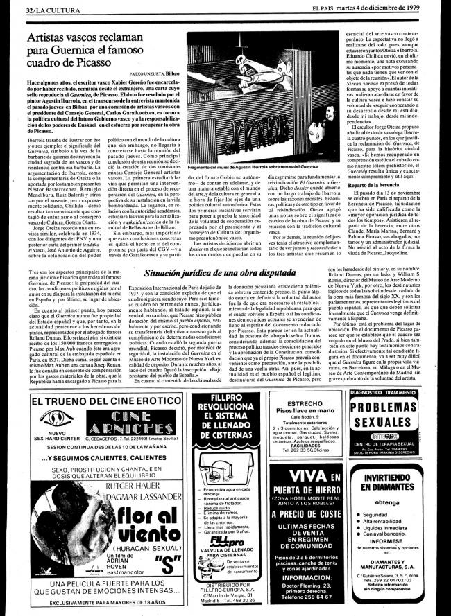 Artistas vascos reivindican para Guernica el famoso cuadro de Picasso