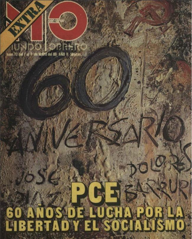 60th Anniversary of PCE (Communist Party of Spain)