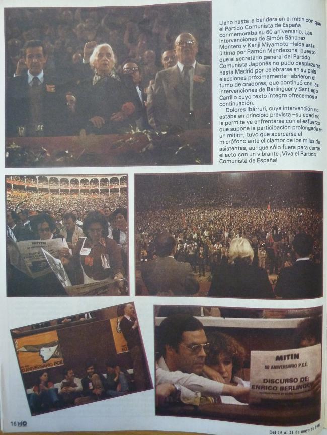 Mítin 60 aniversario PCE