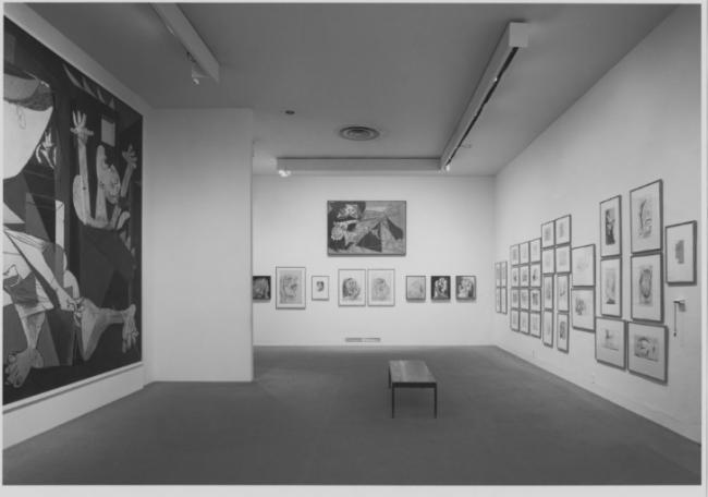 View of the exhibition Pablo Picasso: A Retrospective at MoMA