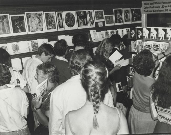 The shop at the Museum of Modern Art,  New York, during the exhibition Pablo Picasso: A Retrospective