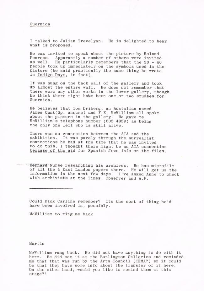 Notas de Martin Rewcastle