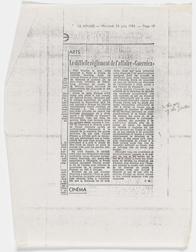 La difícil solución del caso Guernica